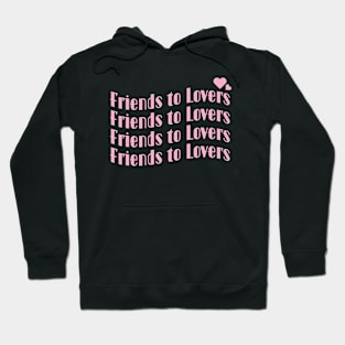 bookish pink | bookish aesthetic | friends to lovers Hoodie